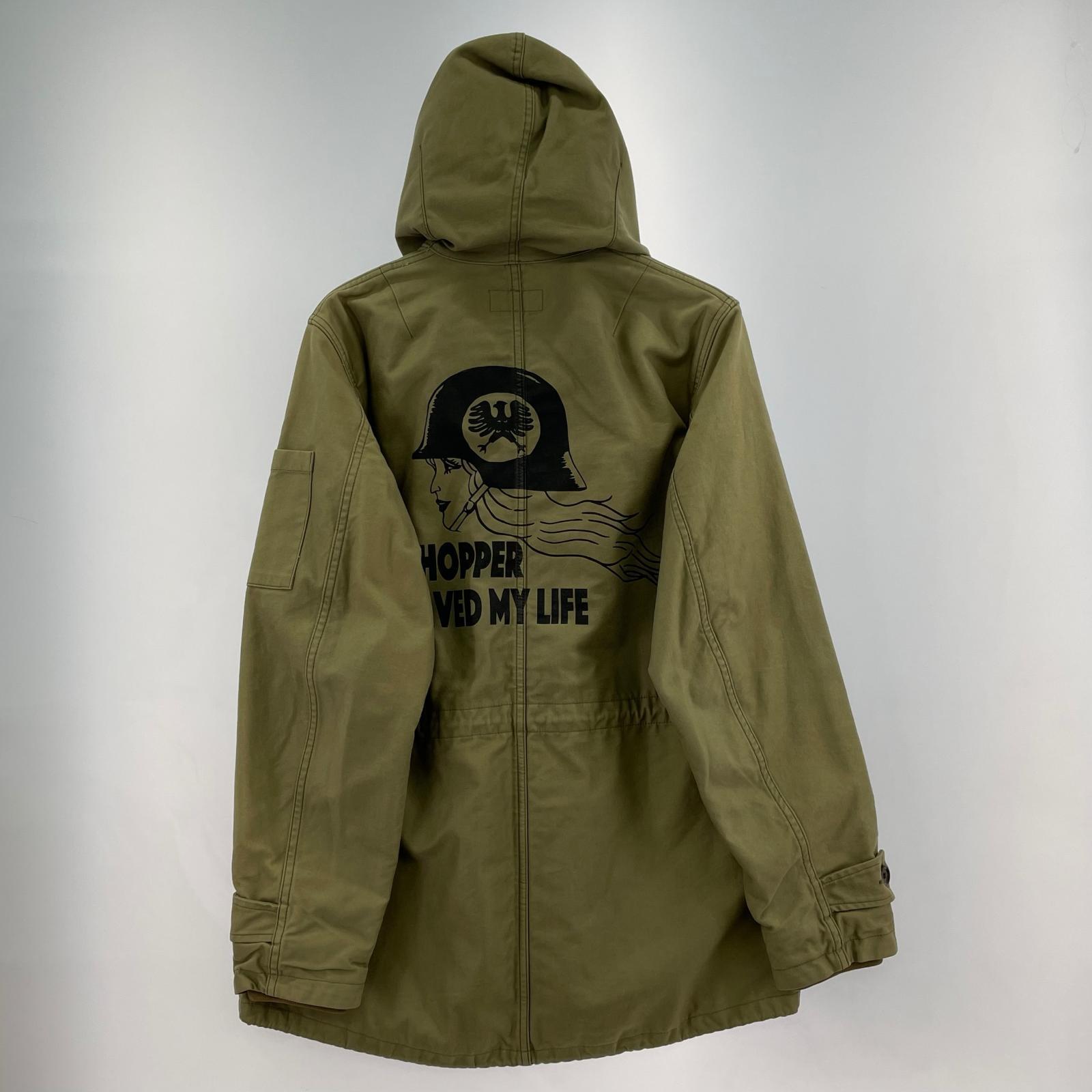 ジャケット CYCLETOGS MILITARY HOODED JACKET 40 40 カーキ