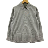 長袖シャツ COTTON SILK END ON END グレー (S) S グレー