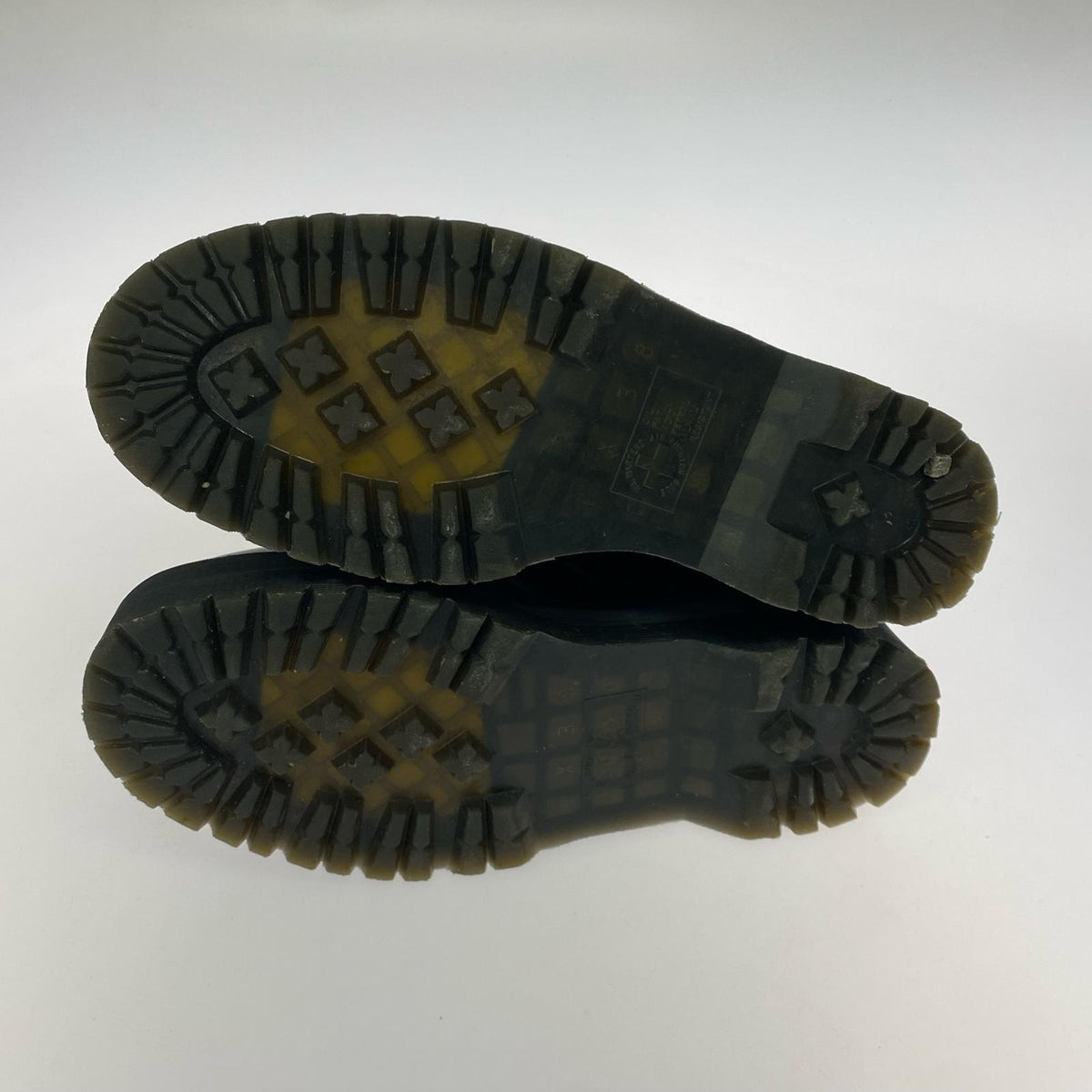 ブーツ Yohji Yamamoto 10ホール ネジレブーツ UK10 ブラック
