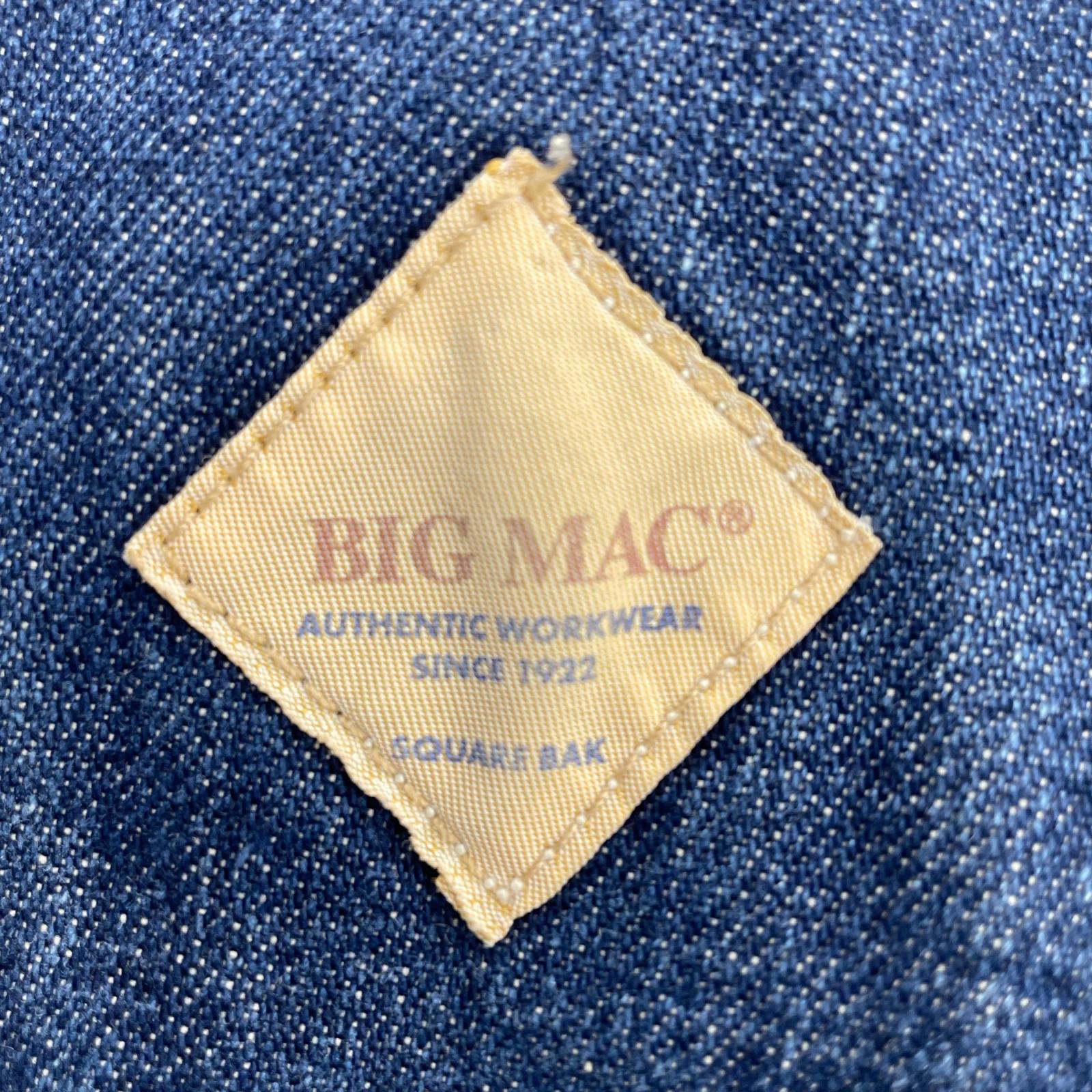 オーバーオール BIG MAC 38 ブルー