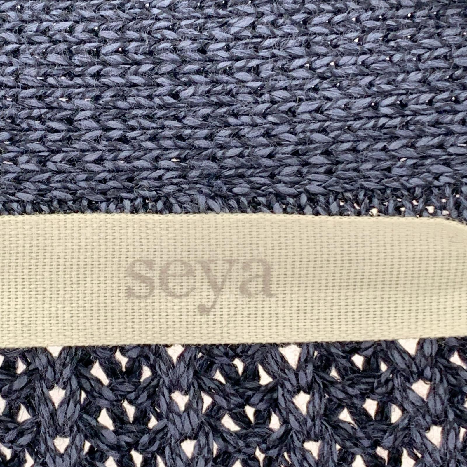 カーディガン seya./Paper Cardigan L ネイビー