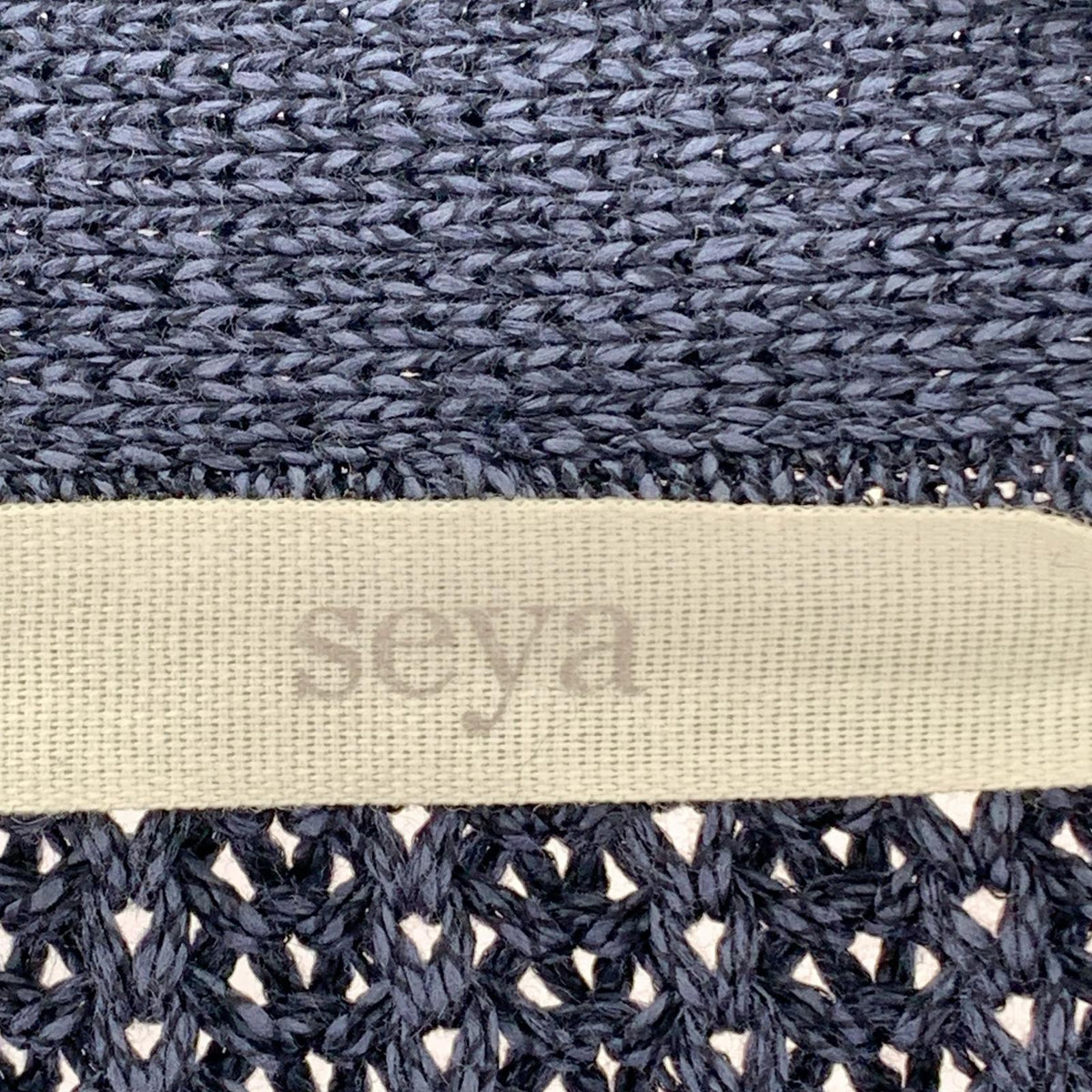 カーディガン seya./Paper Cardigan L ネイビー