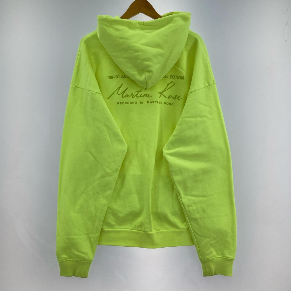 パーカー バックロゴ 黄（Ｌ） L
