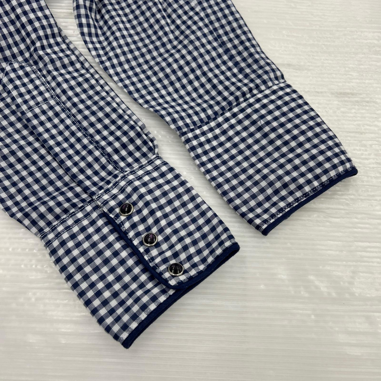 長袖シャツ 70s KARMAN ブルー