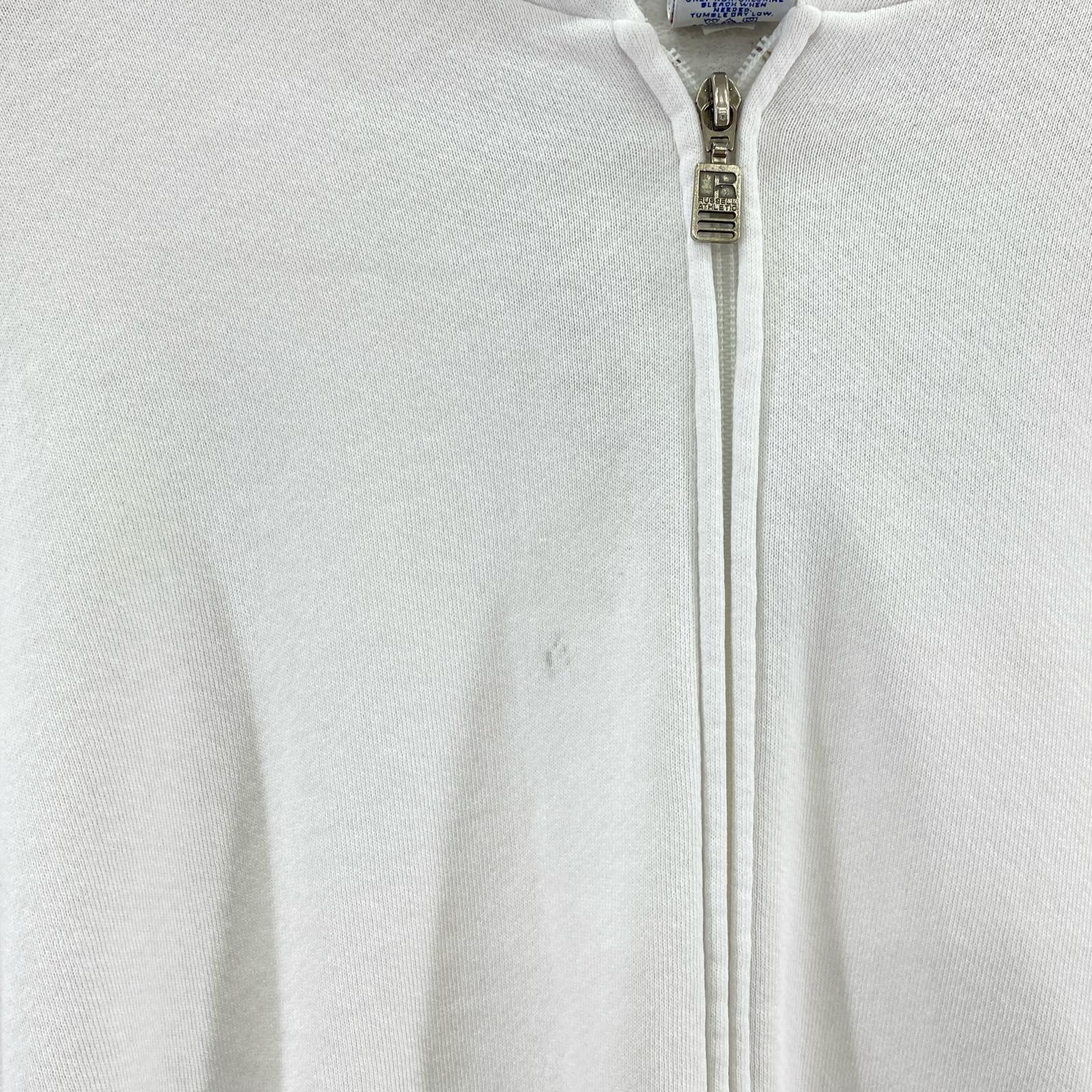パーカー 90s RUSSELL (L) 白 L ホワイト