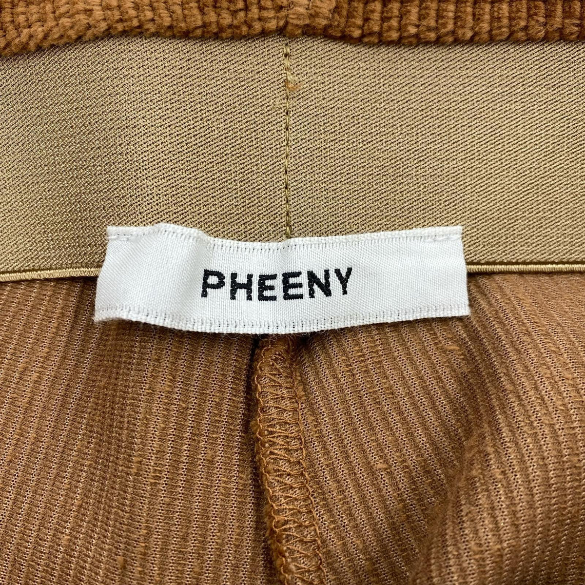 パンツ Corduroy like pile wide pants 茶 1 ブラウン