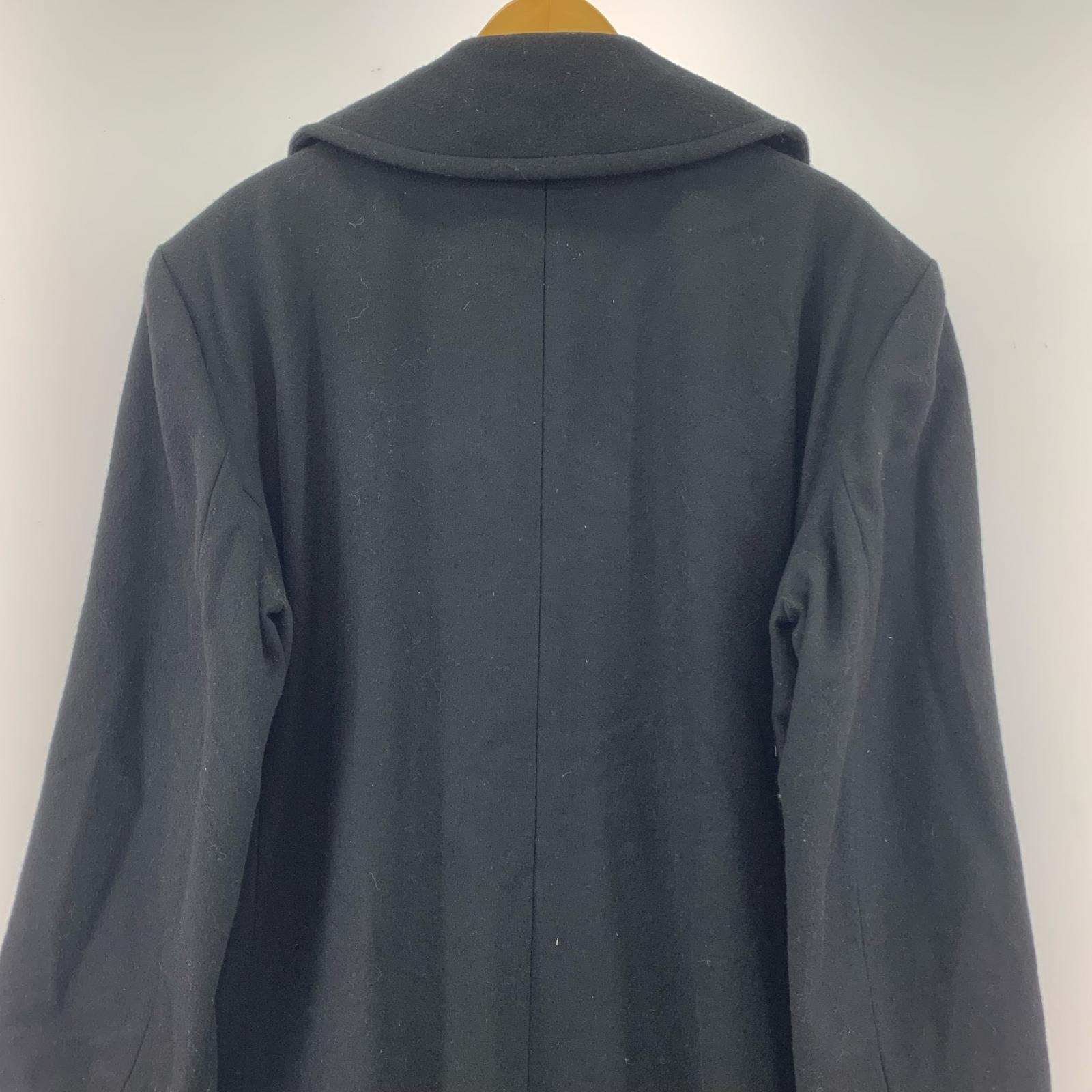 ジャケット 22AW Long Flare Pea Coat 44 ブラック