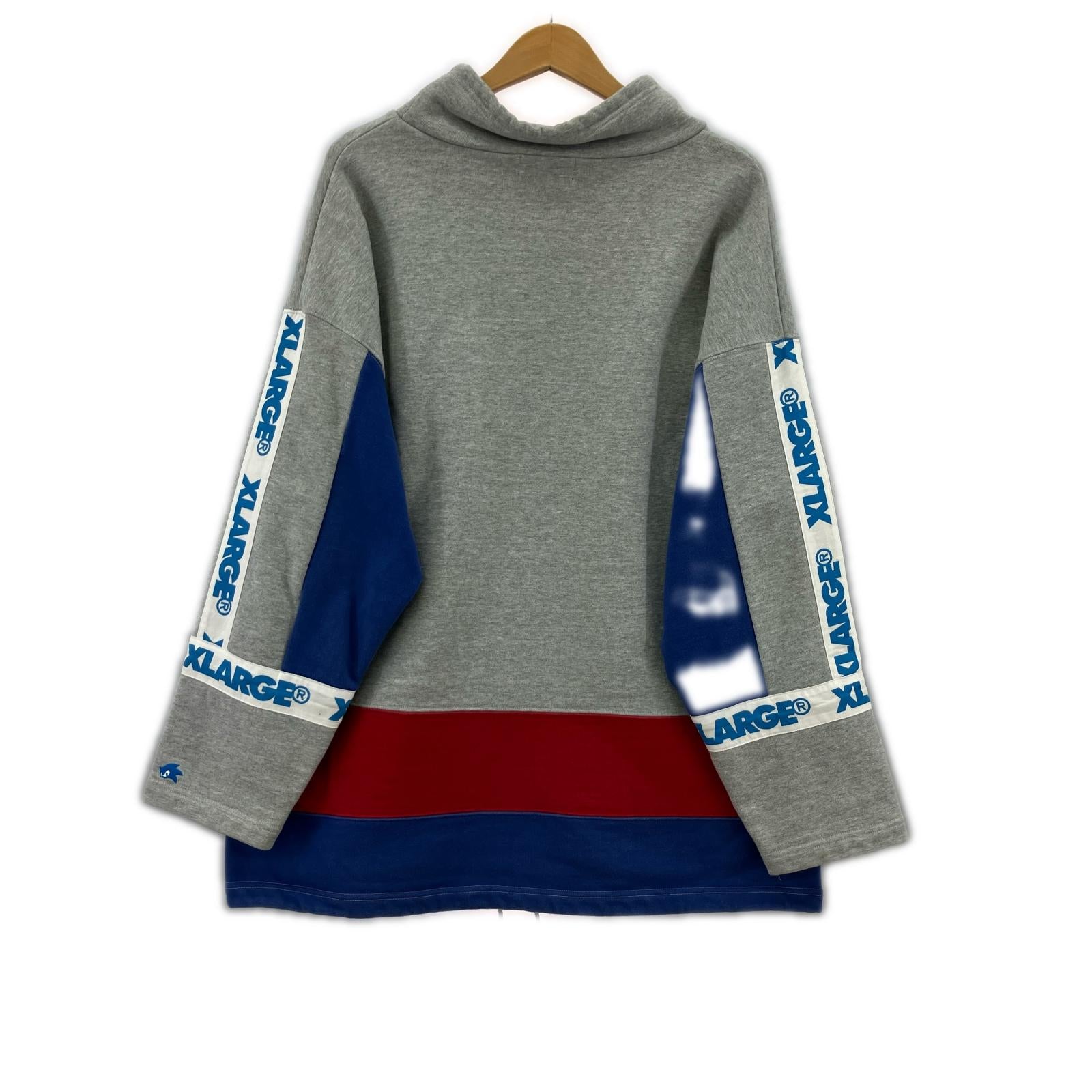 スウェット SONIC THE HEDGEHOG TAPED MOCKMECK SWEAT L グレー