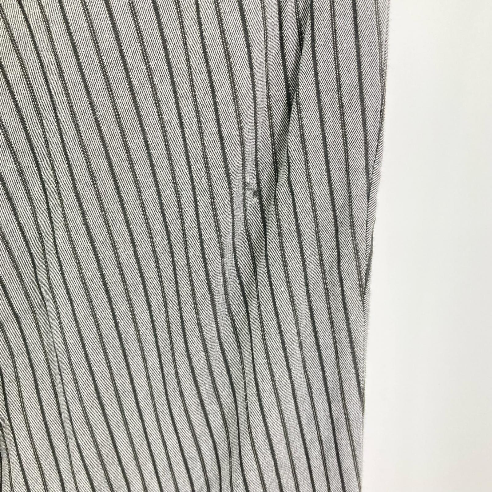 パンツ ストライプパンツ グレー 38 グレー