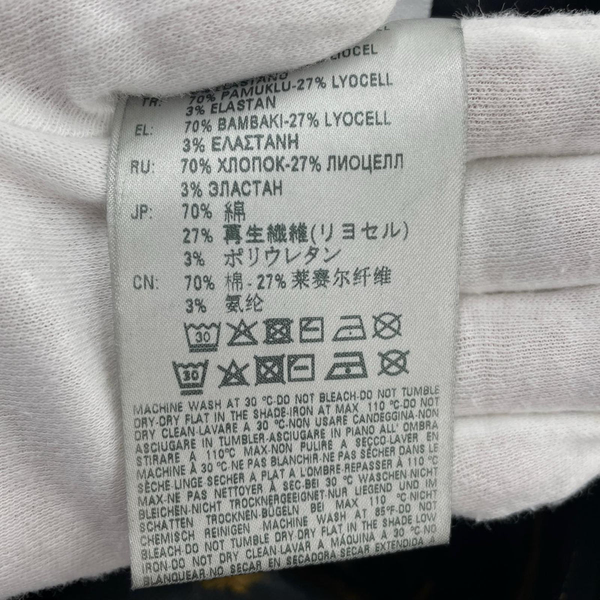 デニムパンツ D-VIDER JOGG 009HE ロゴダメージ W30