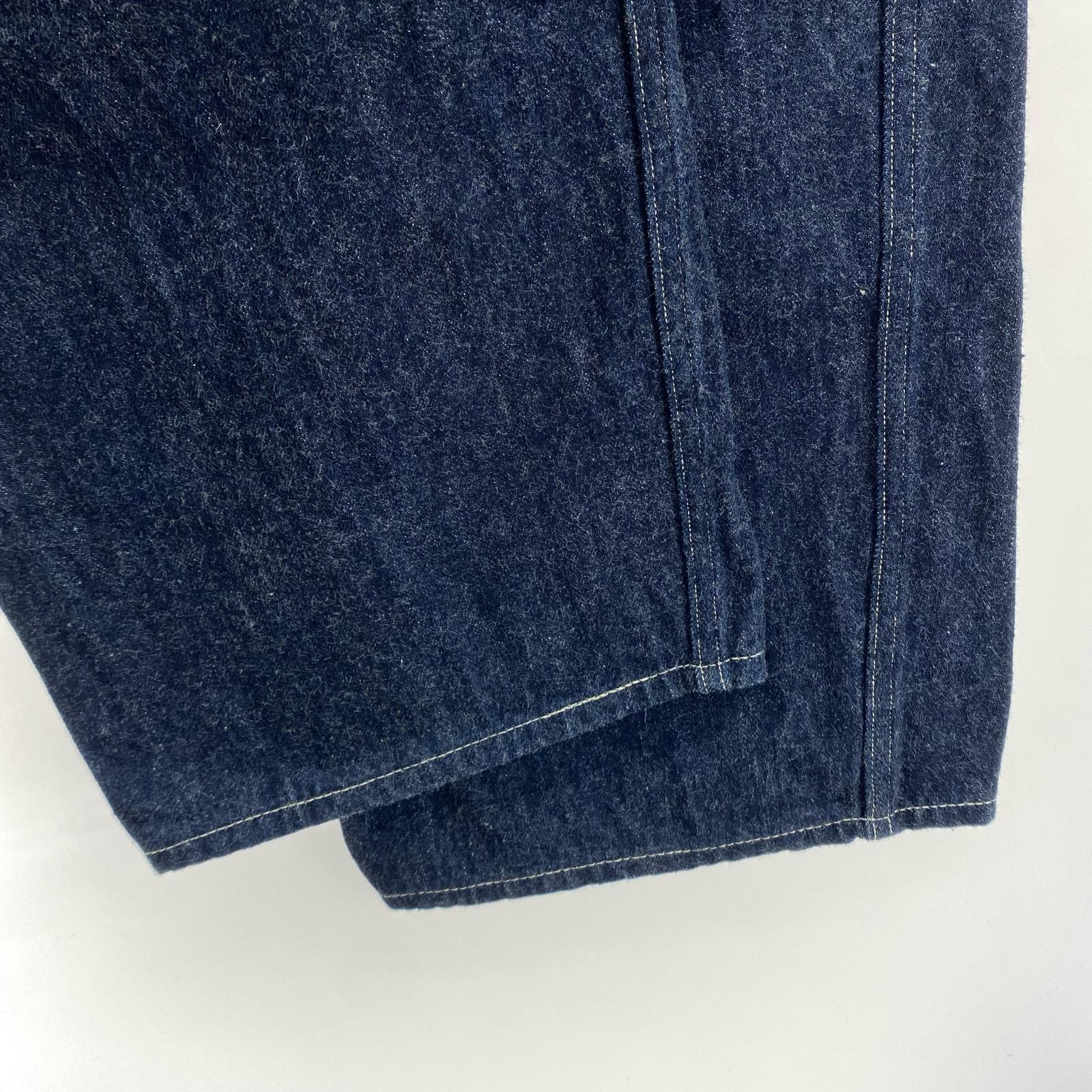 デニムパンツ 24AW ベルテッドパンツ インディゴ (2) A03--03001 2