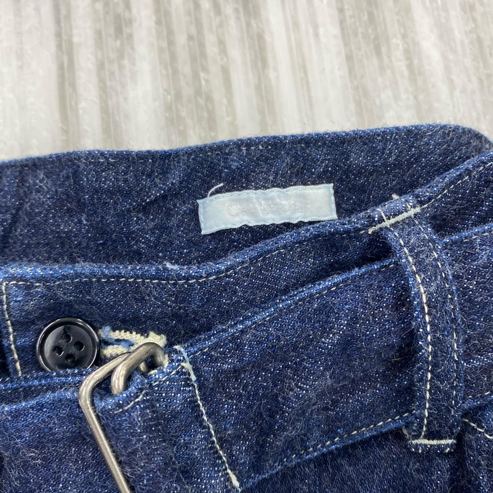 デニムパンツ 24AW ベルテッドパンツ インディゴ (2) A03--03001 2