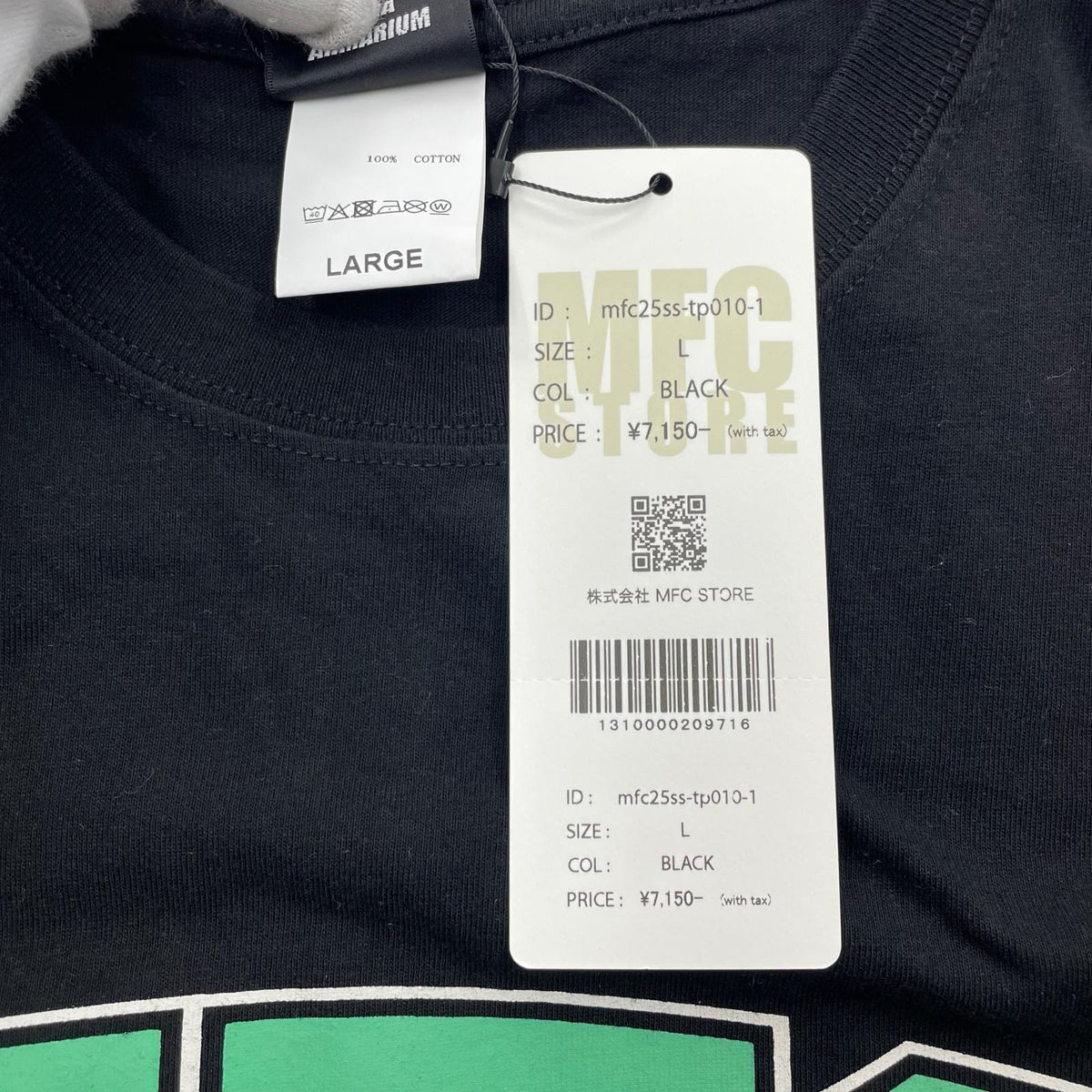 半袖Ｔシャツ MFC SSカットソー BLK L ブラック
