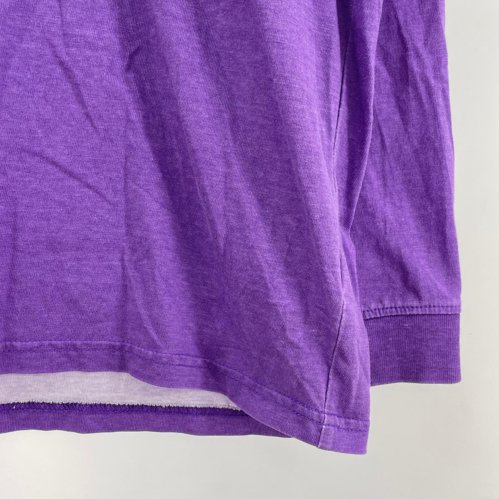 長袖Ｔシャツ X SUPREME 紫 L パープル