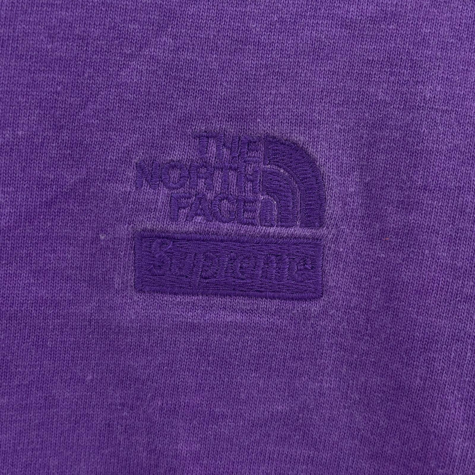 長袖Ｔシャツ X SUPREME 紫 L パープル