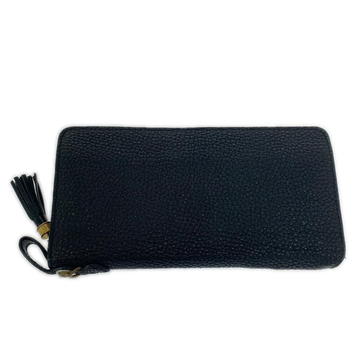 長財布 ラウンドジップウォレット BLK ブラック