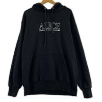 パーカー ALICE HOLLYWOOD ALICEDE METAL PO HOODIE L ブラック