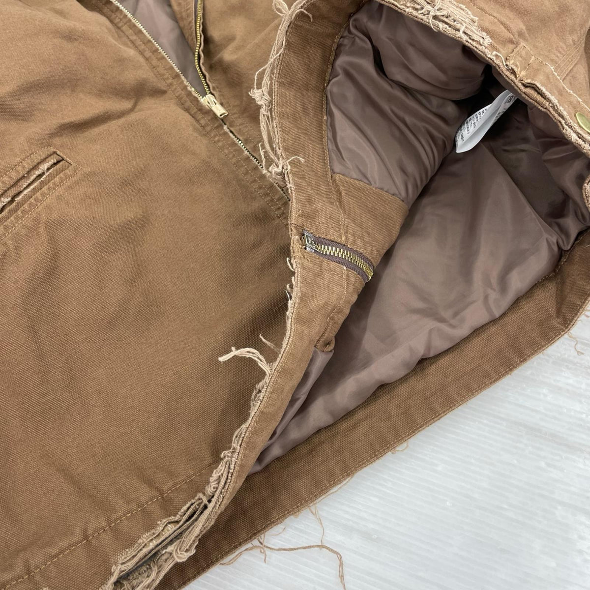 ジャケット WOKE EDGE Workers Jacket ﾜｰｸｼﾞｬｹｯﾄ XL 茶 ブラウン