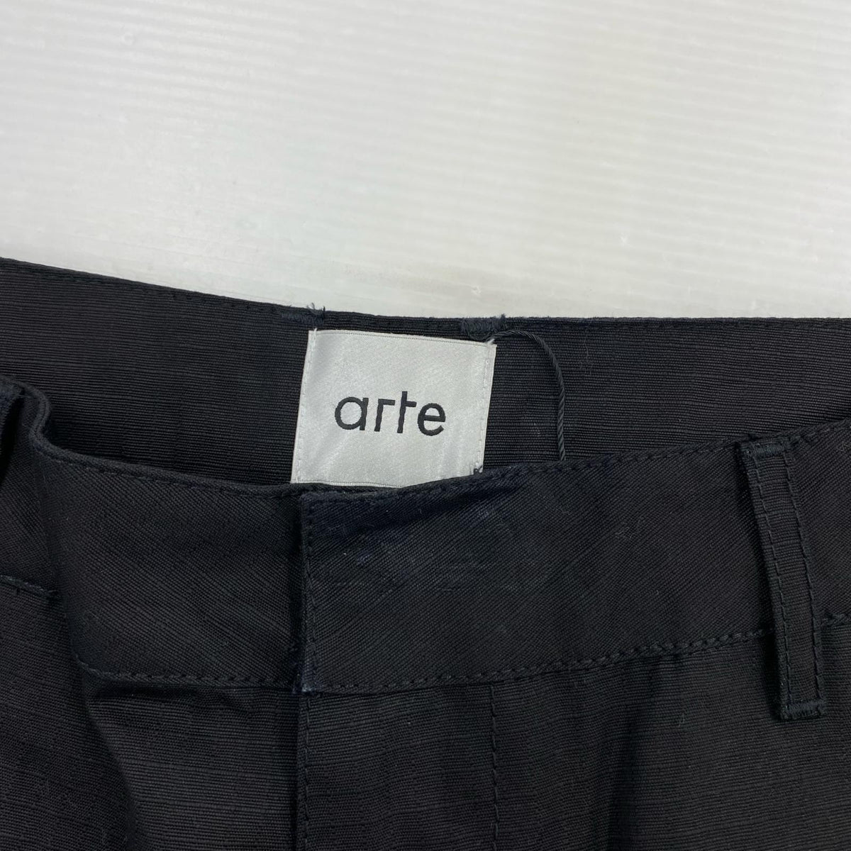 パンツ Arte Antwerp 25AW Waxed Ripstop Pants ﾘｯﾌﾟｽﾄｯﾌﾟ ﾊﾟﾝﾂ 34 黒 ブラック