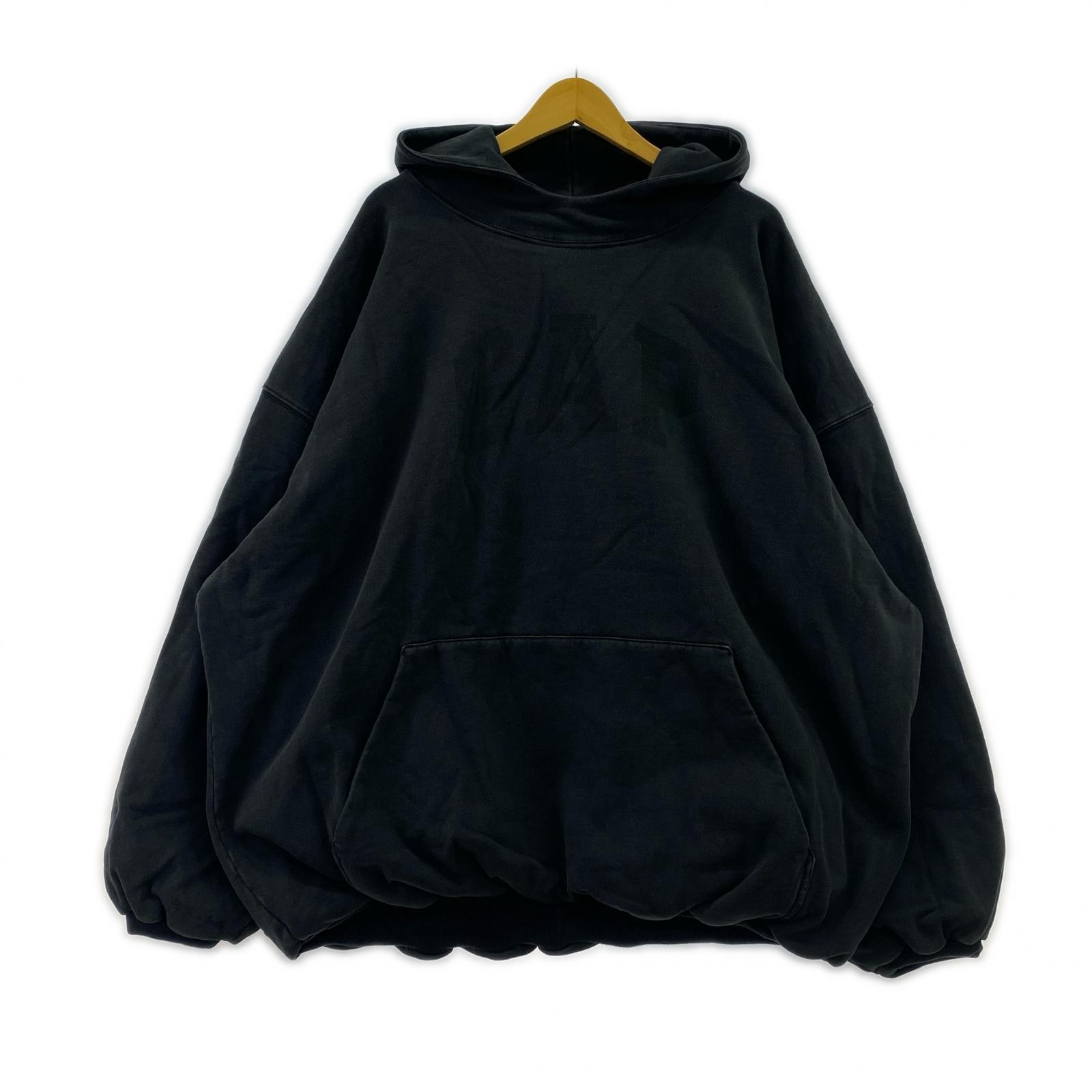 パーカー YEEZYGAP Dove Shrunken Hoodie BLK L L ブラック