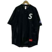半袖シャツ Supreme 24AW S Logo Baseball Henley XXL 黒 ブラック