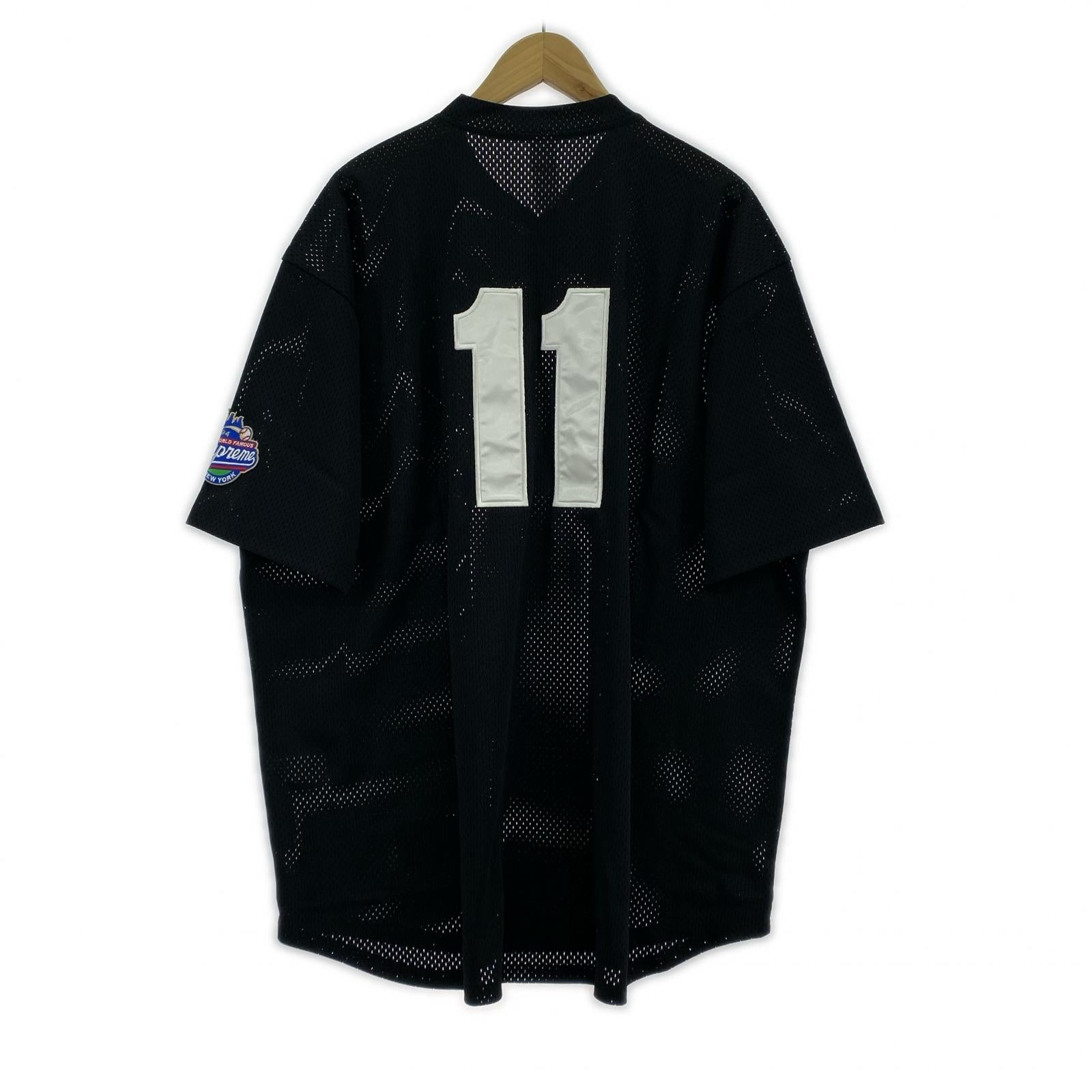 半袖シャツ Supreme 24AW S Logo Baseball Henley XXL 黒 ブラック