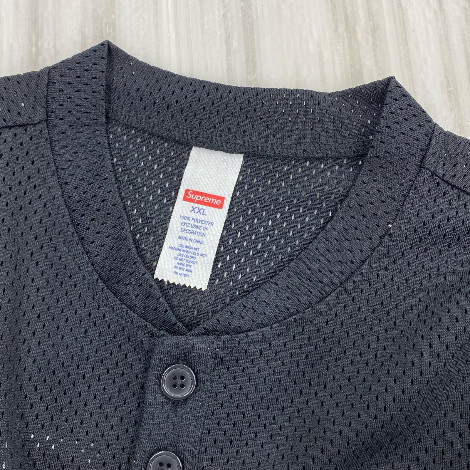 半袖シャツ Supreme 24AW S Logo Baseball Henley XXL 黒 ブラック