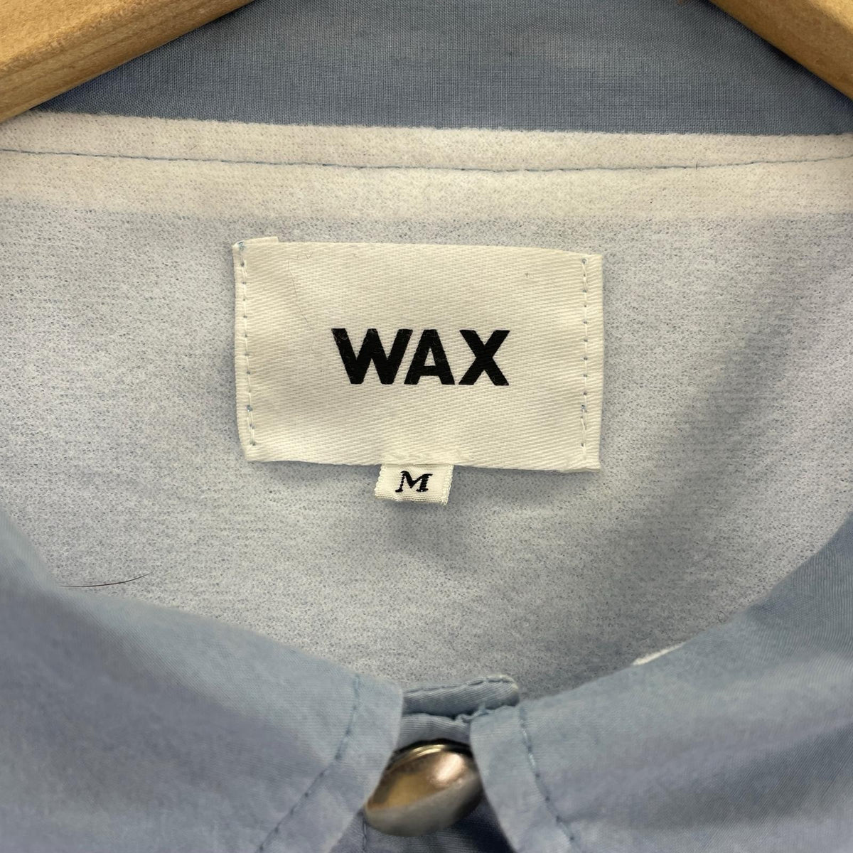 ジャケット wax thm ナイロン コーチジャケット 青 M ブルー