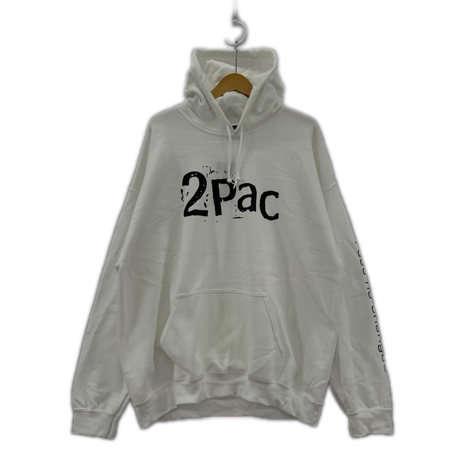 パーカー Tupac Unisex Pullover Hoodie XL WHT ホワイト
