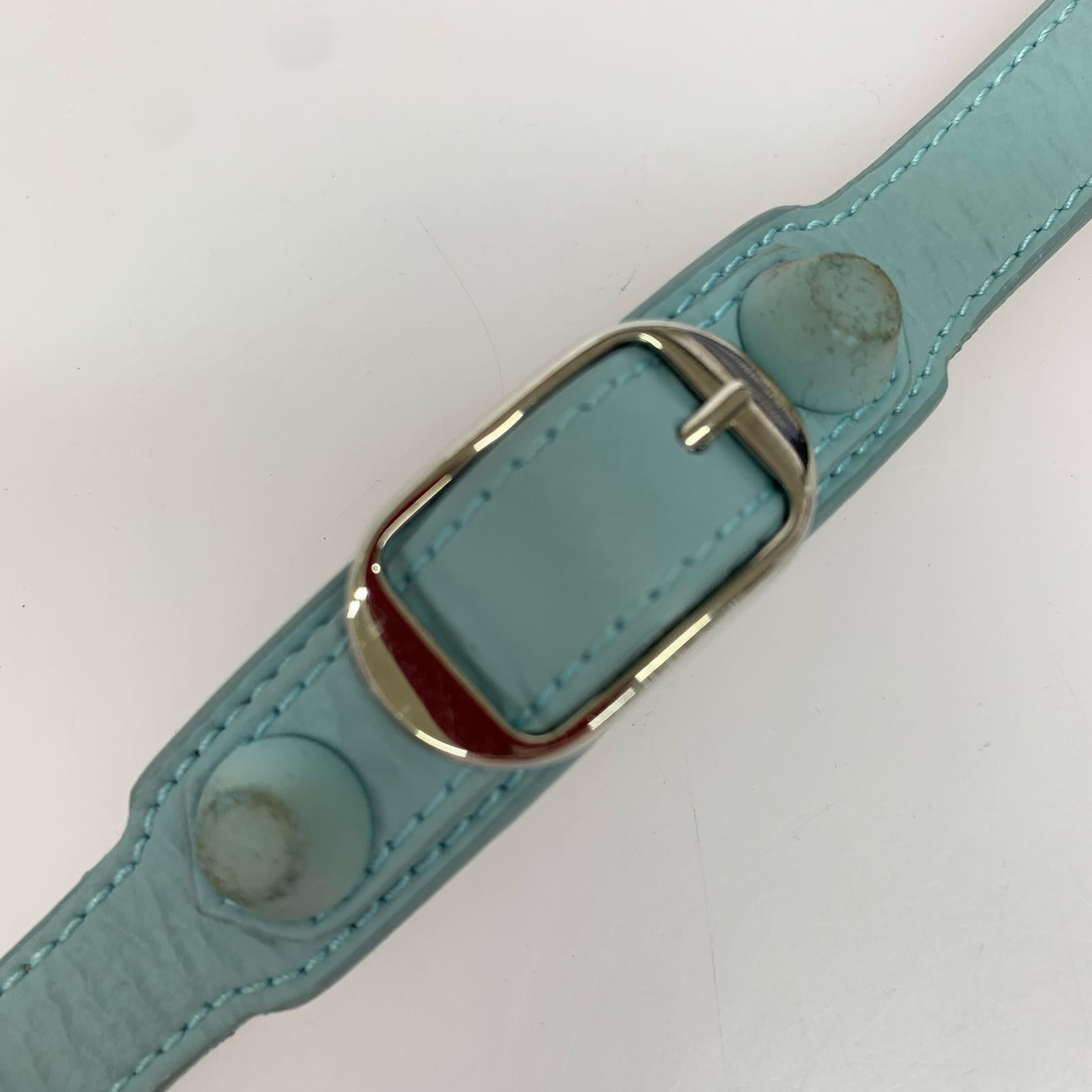 Balenciaga ジャイアントブレスレット ライトブルー