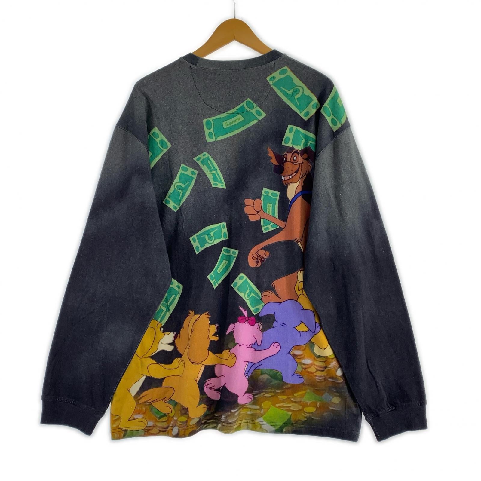 長袖Ｔシャツ ALL DOGS GO TO HEAVEN L/S TOP (L) L ブラック