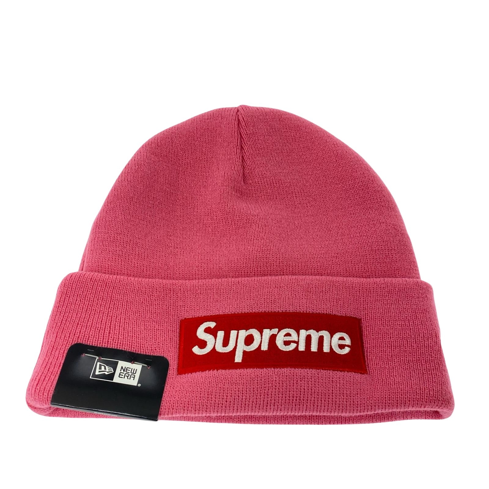 ニットキャップ 25FW NEW ERA BOX LOGO BEANIE ピンク