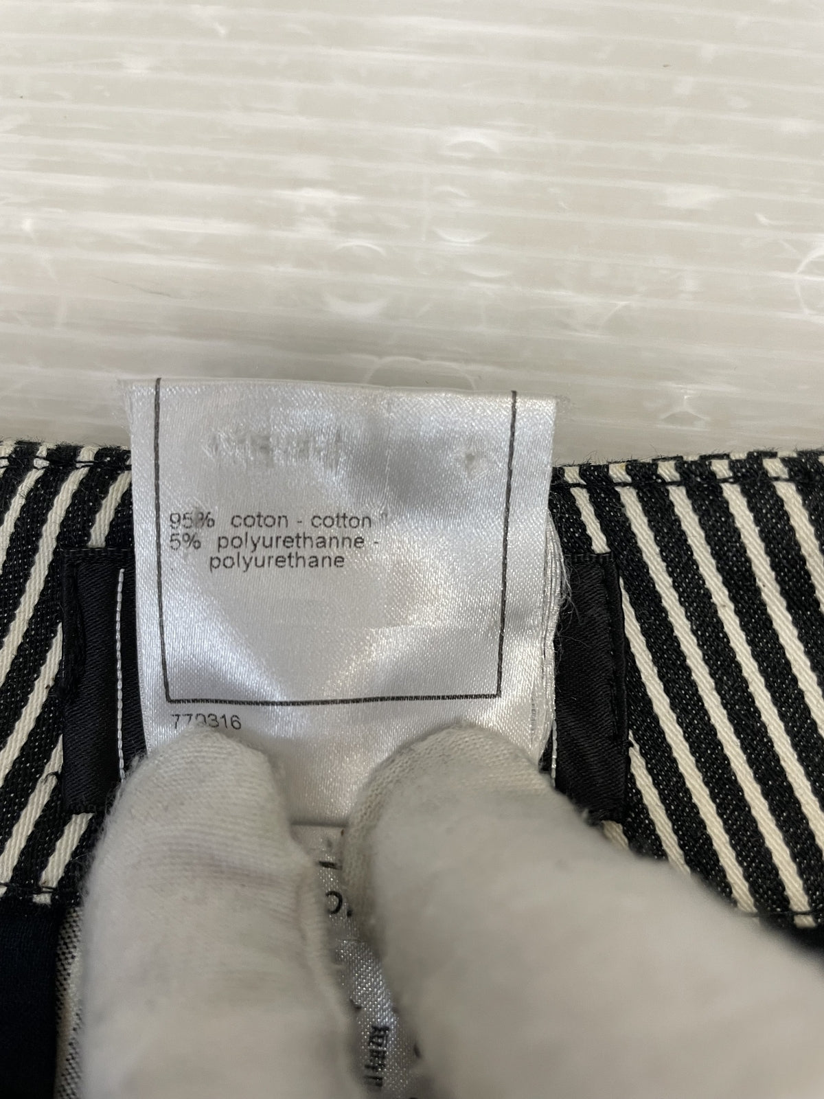 CHANEL ストライプショーツ 36