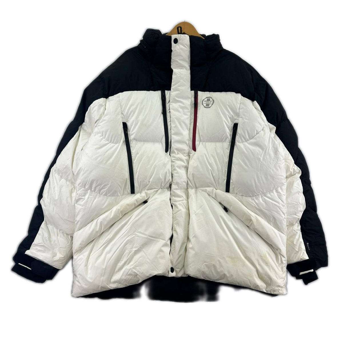 ダウンジャケット POLO SPORT 肉厚 ﾋﾞｯｸﾞﾀﾞｳﾝｼﾞｬｹｯﾄ XXL 白 ホワイト