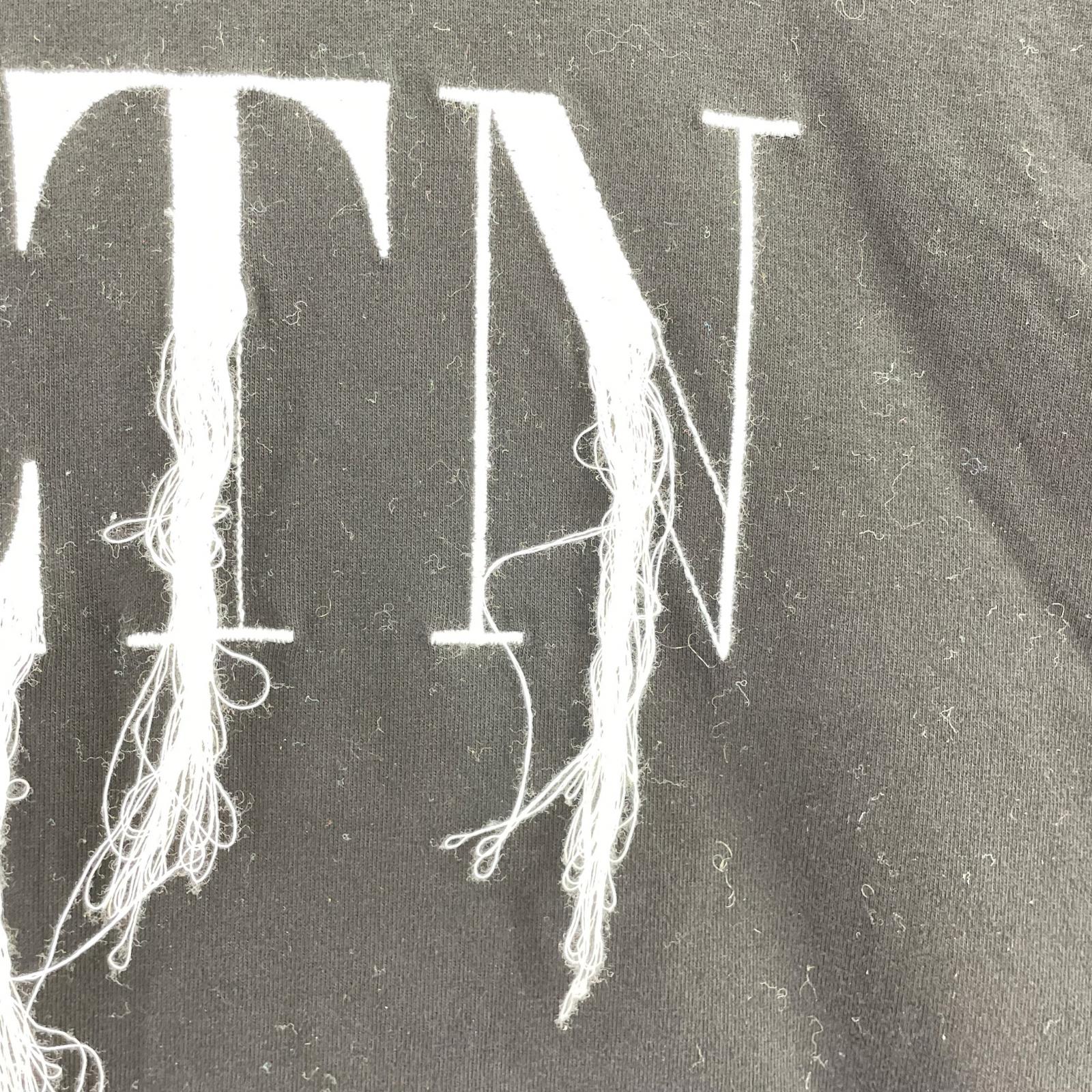半袖Ｔシャツ VALENTINO×doublet コラボ フリンジロゴTee XL 黒 ブラック
