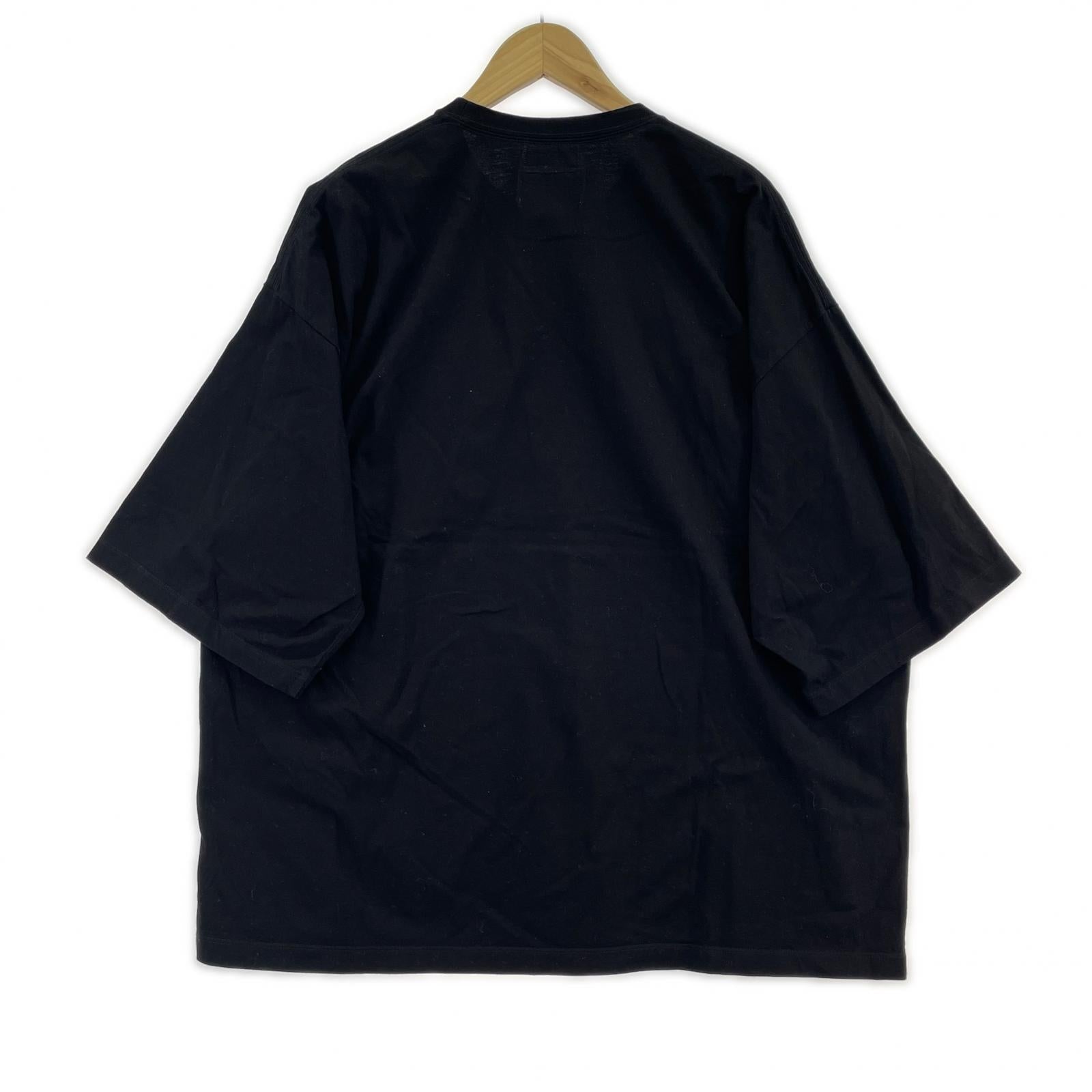 半袖Ｔシャツ VALENTINO×doublet コラボ フリンジロゴTee XL 黒 ブラック