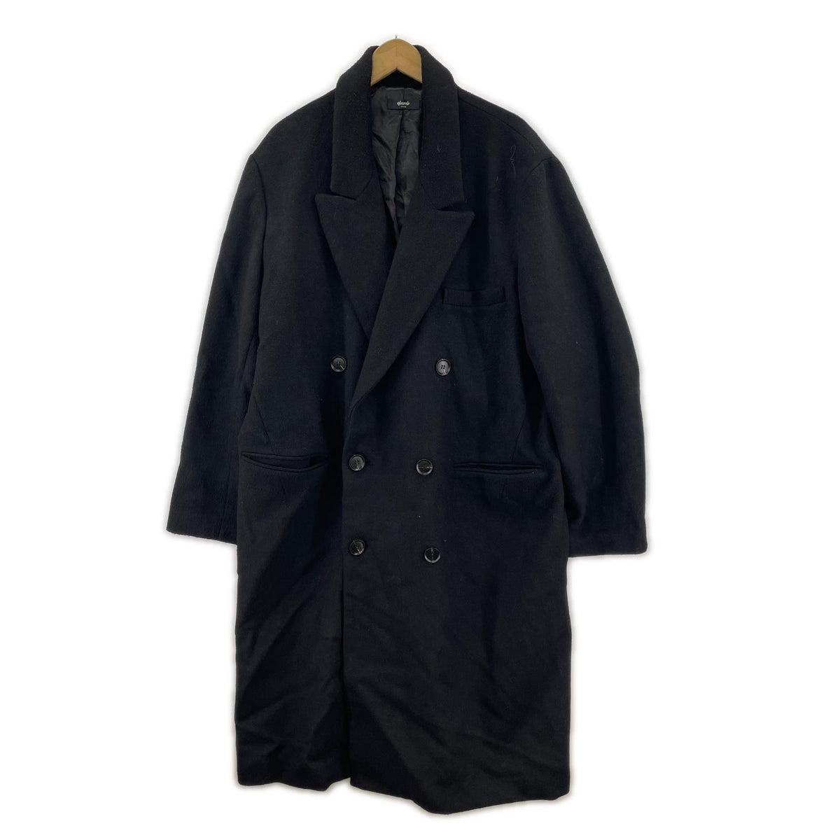 ジャケット Tabbed Chester Coat L BLK L ブラック