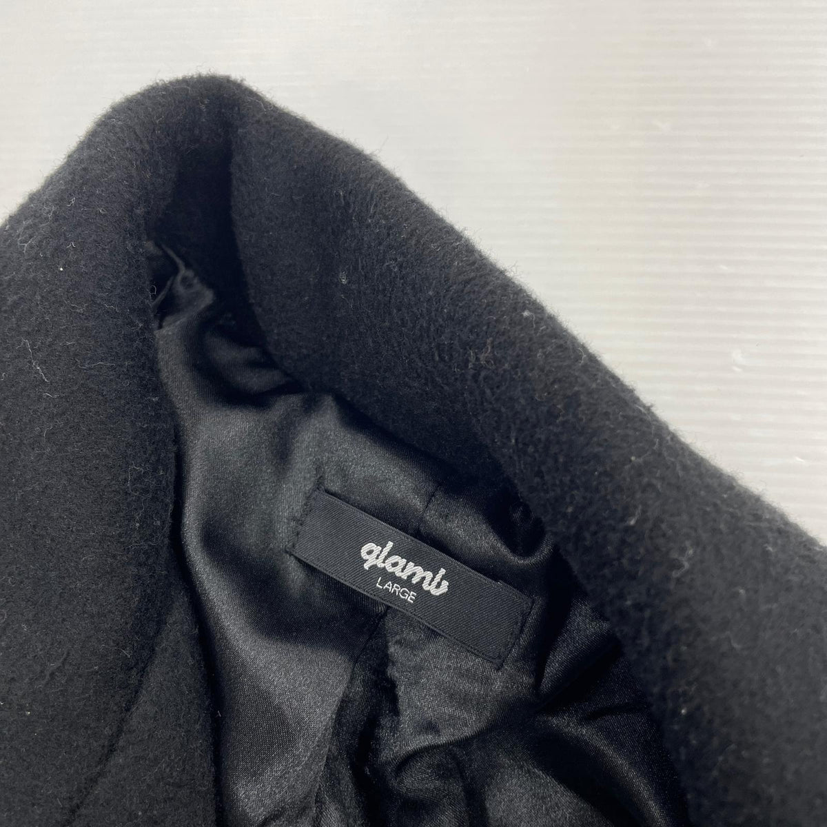 ジャケット Tabbed Chester Coat L BLK L ブラック