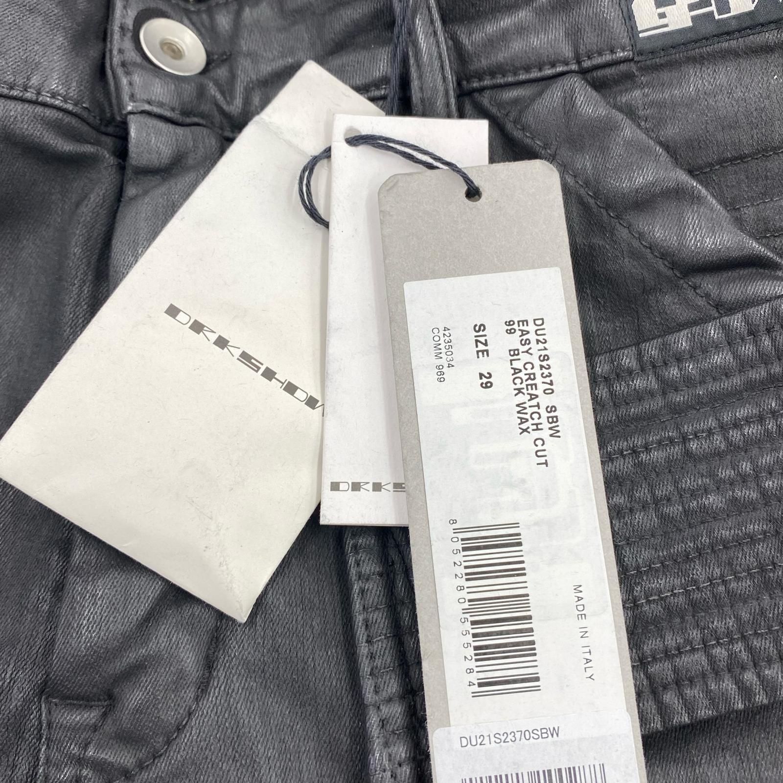 パンツ EASY CREATCH CUT WAX JEANS (29) 29 ブラック