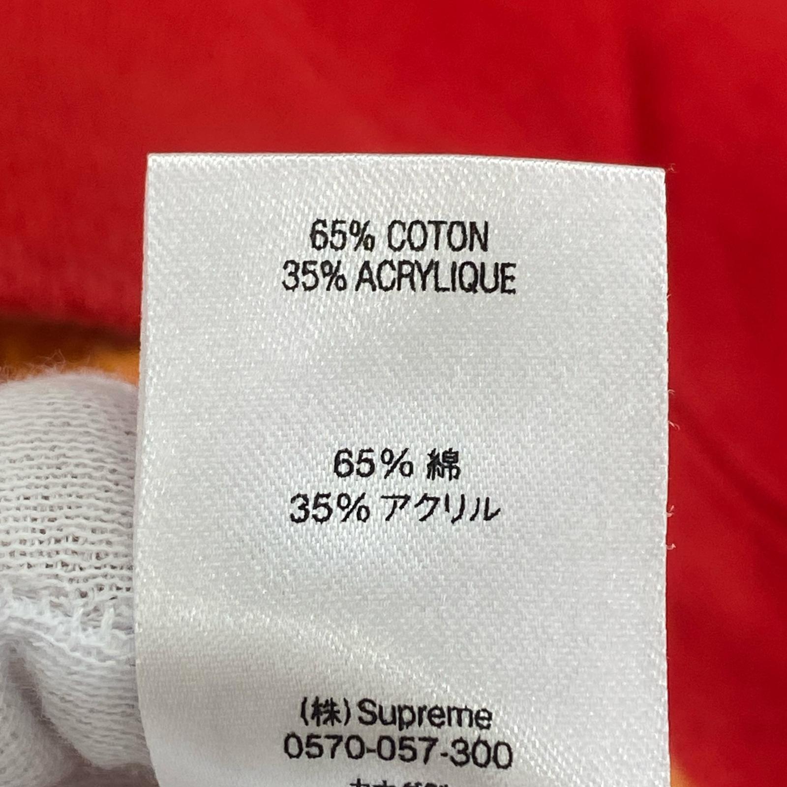 スウェット 18ss small box logo contrast crewneck M レッド