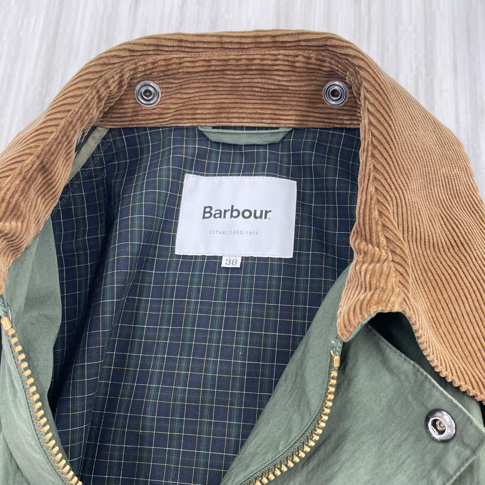 ジャケット BARBOUR OVERSIZE BURGHLEY/2201249/カーキ 38