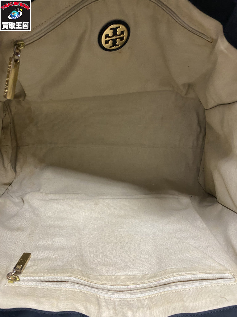 Tory Burch エラ エナメル 黒