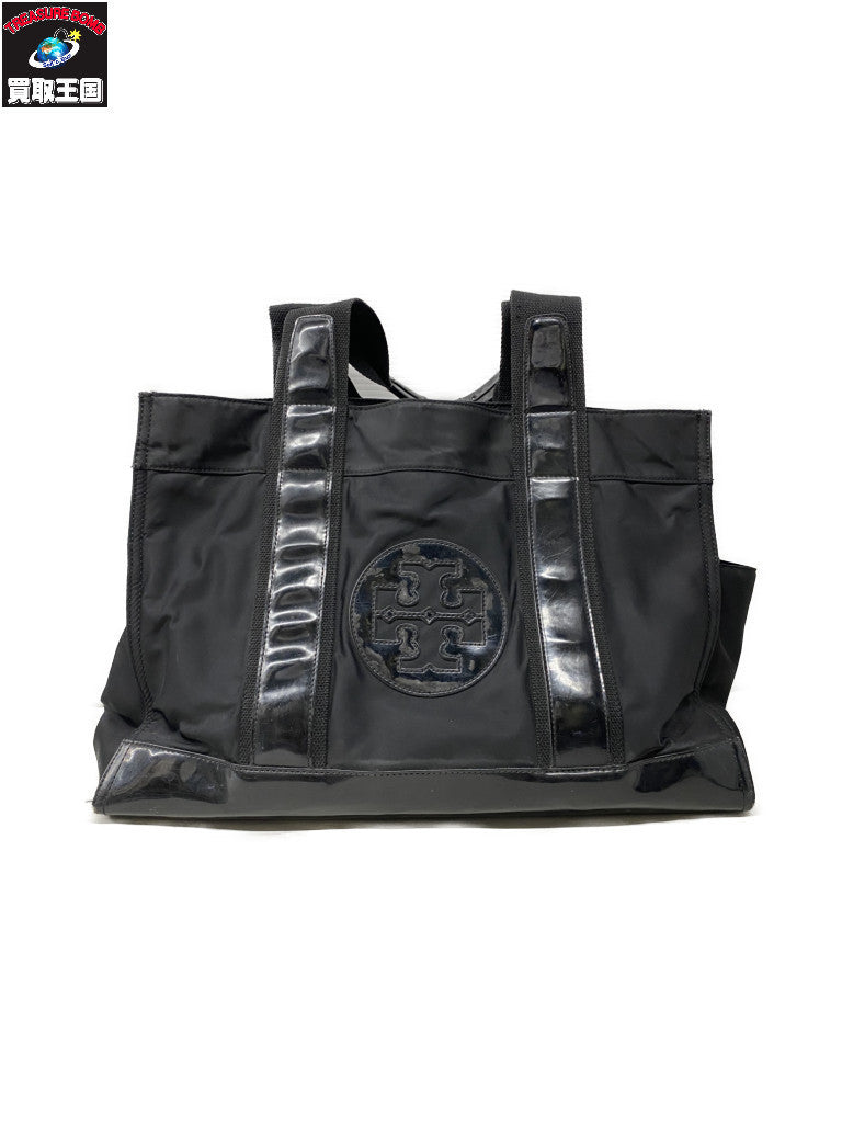 Tory Burch エラ エナメル 黒
