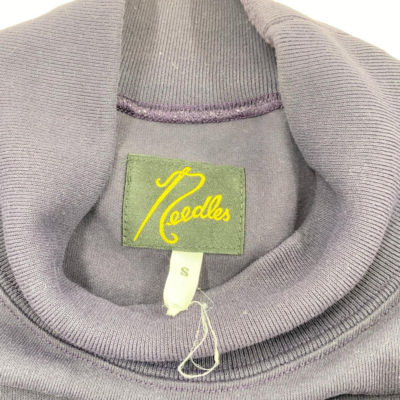 その他トップス Needles S/S Mock Neck Tee S MR316 S パープル