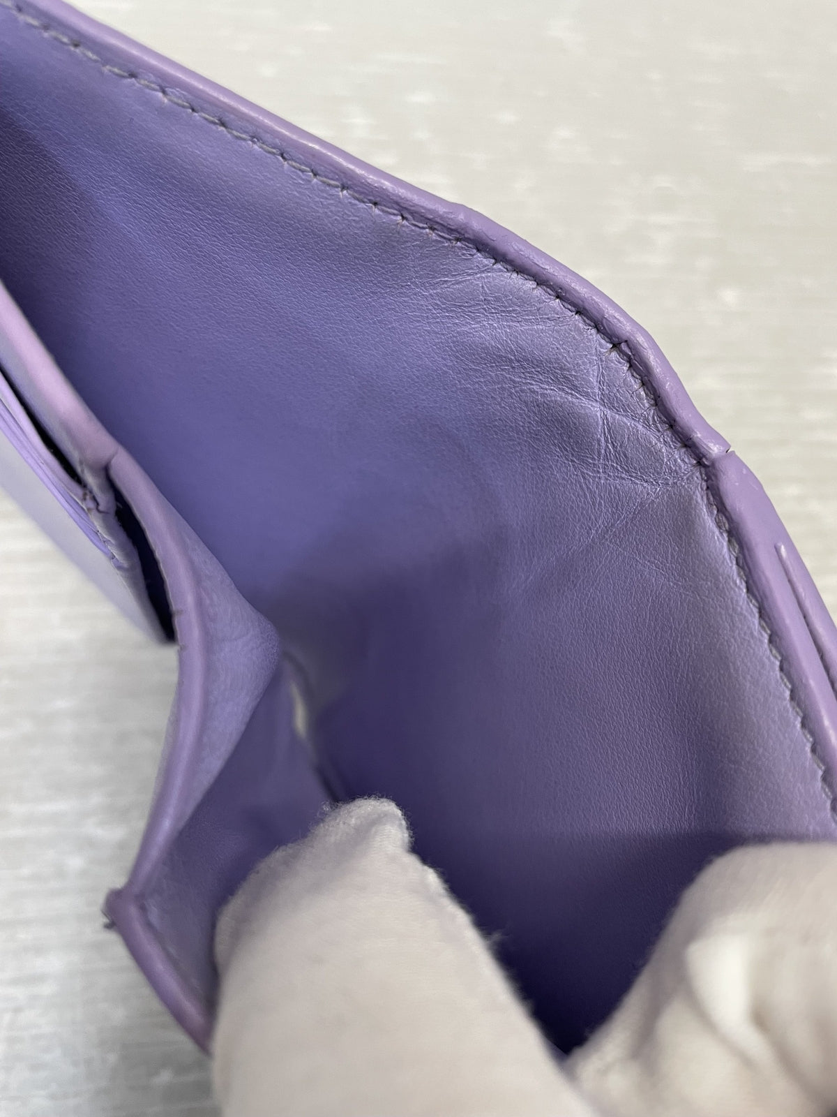 Bottega Veneta カセット コンパクトウォレット 紫