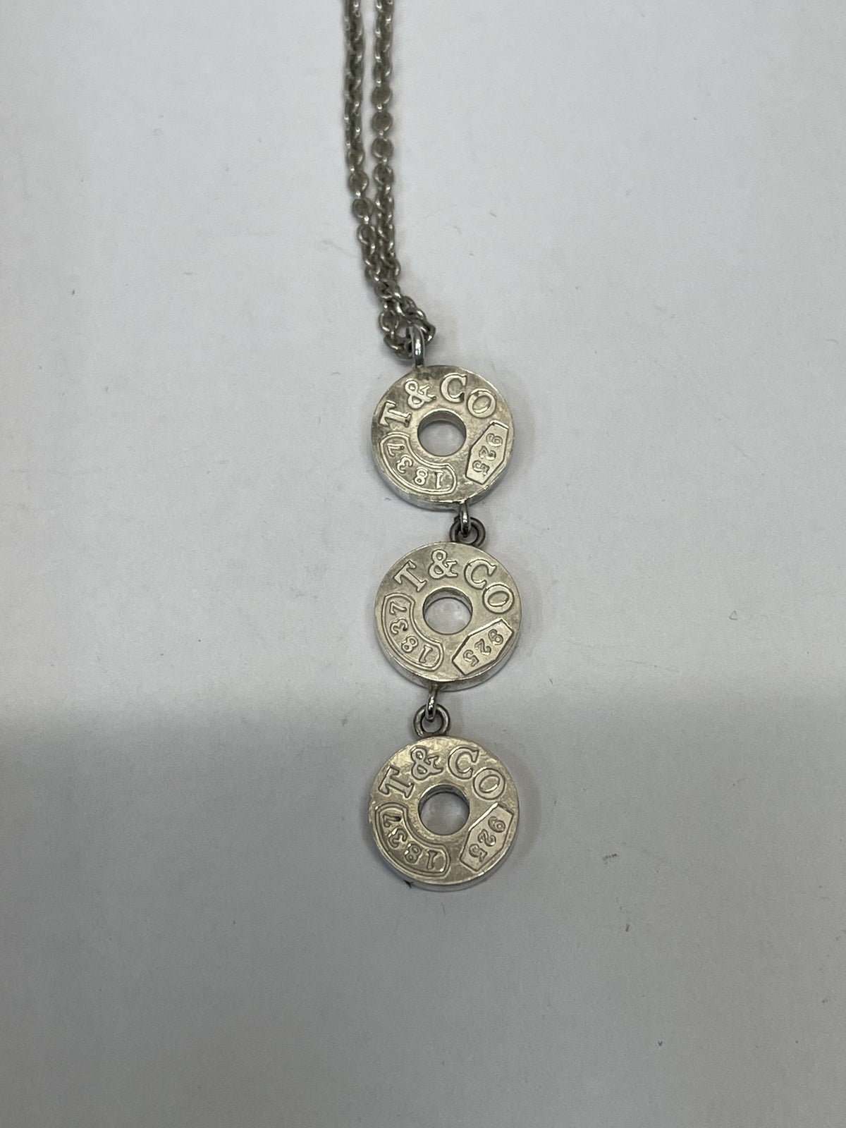 Tiffany＆Co. スリードロップサークルネックレス