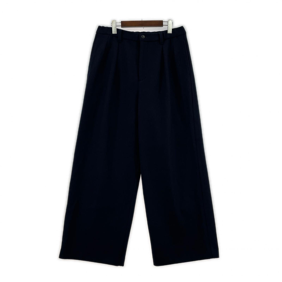 パンツ melton wool trousers L