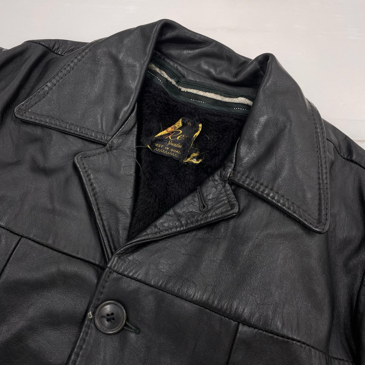 レザージャケット Reed sportswear ﾚｻﾞｰﾃｰﾗｰﾄﾞ ブラック