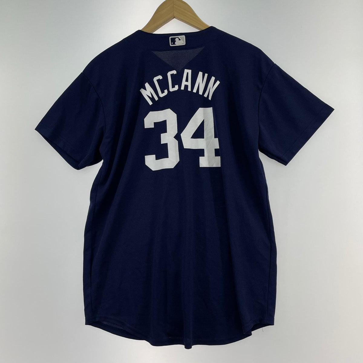 半袖シャツ Majestic/NY YANKEES Baseball Shirt/XL ネイビー