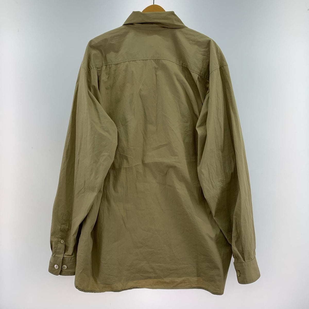長袖シャツ DRIES VAN NOTEN/ドリスヴァンノッテン/ボウタイ長袖シャツ-M M ベージュ